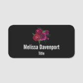 マゼンエレガントタバラフローラブーケ 名札 (正面)