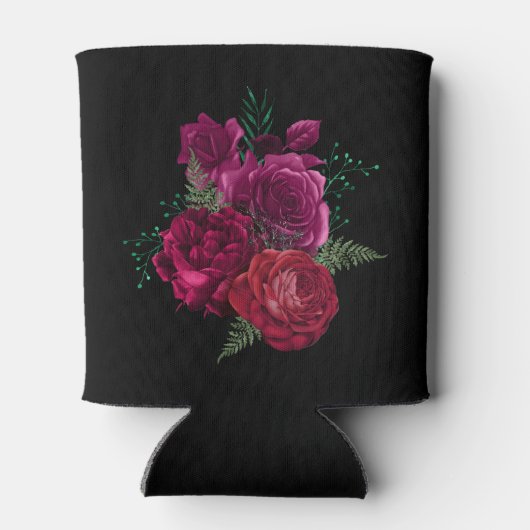 マゼンエレガントタバラフローラブーケ 缶クーラー (裏面)