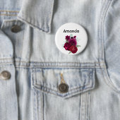 マゼンエレガントタバラフローラブーケ 缶バッジ (インサイチュ)