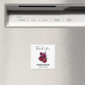 マゼンエレガントタバラフローラ結婚ブーケ マグネット (インサイチュ (食洗機))