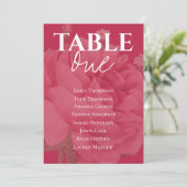 マゼンエレガントタフローラの結婚テーブル座席表 (スタンド正面)