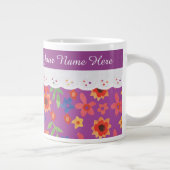 マゼンカスタムタフローラ、レースフェイクコーヒーマグ ジャンボコーヒーマグカップ (右)