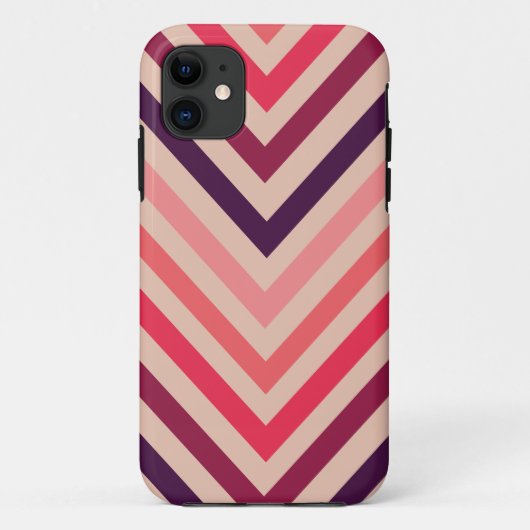 マゼングラデーションタ山形のストライプiPhone 5ケース Case-Mate iPhoneケース (裏面)