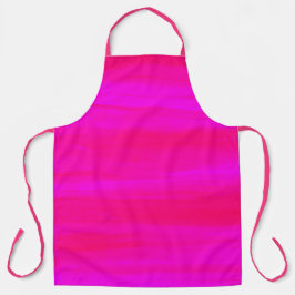 マゼンタおよびピンクの水色のブラシストローク エプロン