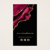 マゼンタおよび金ゴールドのエージェント・パッケージの挿入 (裏面)