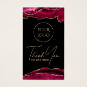 マゼンタおよび金ゴールドのエージェント・パッケージの挿入 (正面)