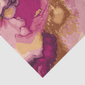 マゼンタおよび金ゴールドの水彩スプラッシュ7 薄葉紙 (詳細)