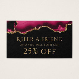 マゼンタおよび金ゴールドエージェントの参照カード