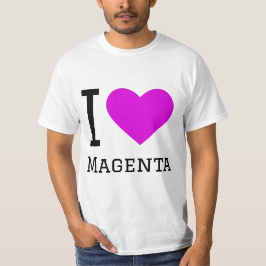 マゼンタが好き Tシャツ (正面)