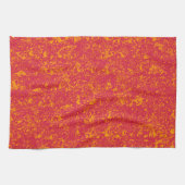 マゼンタとオレンジ キッチンタオル (横)