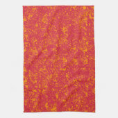 マゼンタとオレンジ キッチンタオル (縦)