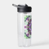 マゼンタとグリーンマンダラの水瓶 ウォーターボトル (右面)