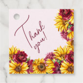 マゼンタとゴールデンイエロー フェイバータグ (正面)