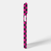 マゼンタとスモークの市松模様 Case-Mate iPhoneケース (裏面 / 右)