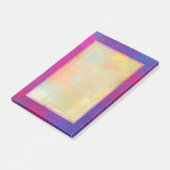 マゼンタとブルーの抽象芸術絵画ズ ポストイット (アングル)