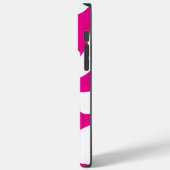 マゼンタとホワイトのハートを愛する Case-Mate iPhoneケース (裏面 / 左)