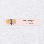 マゼンタのアイアングリッターパーティーバルーンのラベル ラベル (デザイン1)