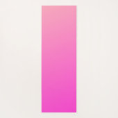 マゼンタのグラデーションカラー ヨガマット (裏面)