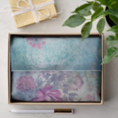 マゼンタのバラカラフルフローラの背景の分離 薄葉紙 (ギフト)