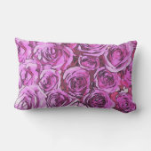 マゼンタのバラ ランバークッション (裏面)