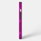 マゼンタのピラミッド iPhoneケース (左側面)