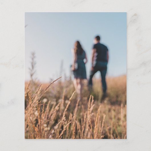 マゼンタのブルゴーニュバラは日付の予算招待状を節約 (裏面)