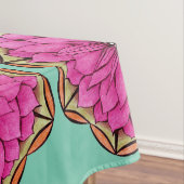 マゼンタのポインセチアのデザイン テーブルクロス (インサイチュ)