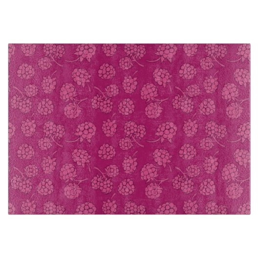 マゼンタの果実パターン カッティングボード (正面)