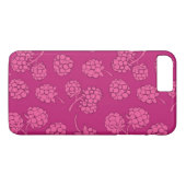 マゼンタの果実パターン Case-Mate iPhoneケース (裏面(横))