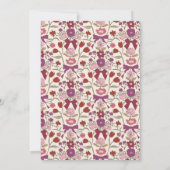 マゼンタの湾曲形と花色 セーブザデート (裏面)