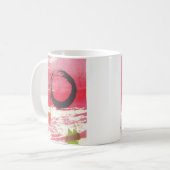 マゼンタの禅の円 コーヒーマグカップ (正面左)