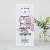 マゼンタの色合いのアヤメ3 プログラム (スタンド正面)