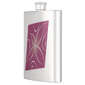 マゼンタの銀 フラスク (左)