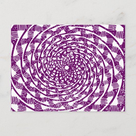 マゼンタの錯視 ポストカード (正面)