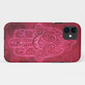 マゼンタのHamsa Case-Mate iPhoneケース (裏面(横))