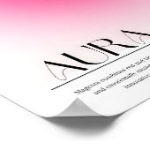 マゼンタオーラポスター ポスター (角)