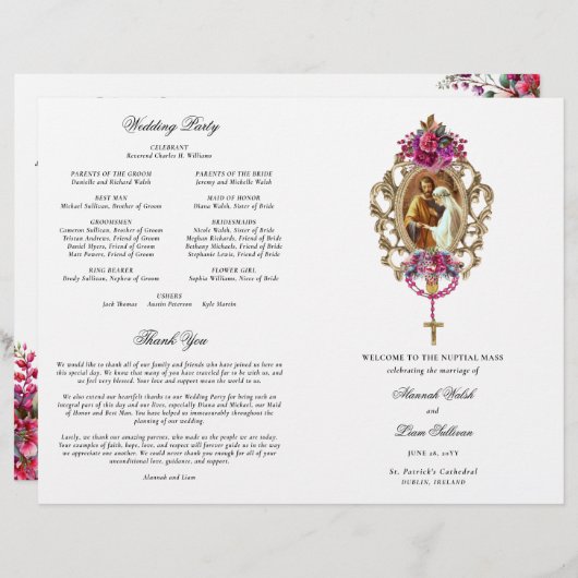 マゼンタカソリッ結婚クスの一括式計画 (正面/裏面)