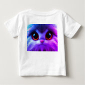 マゼンタキュート ベビーTシャツ (裏面)