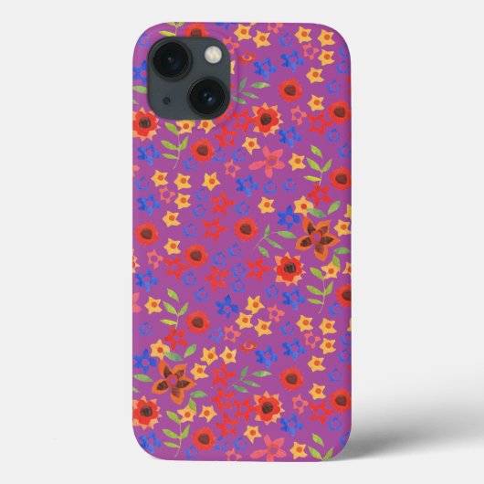 マゼンタサムスンギャラクシー上のDitsyフローラ注4ケース Case-Mate iPhoneケース (裏面)