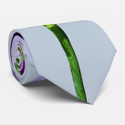 マゼンタシェードの3つのアイリス ネクタイ (ロール)