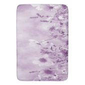 マゼンタシェード野生の花 バスマット (正面縦)