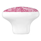 マゼンタシカキツネラビットウッドランドアニマル自然 セラミックノブ (側面)