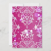 マゼンタシメリーキンセエレガントーニェラ 招待状 (裏面)