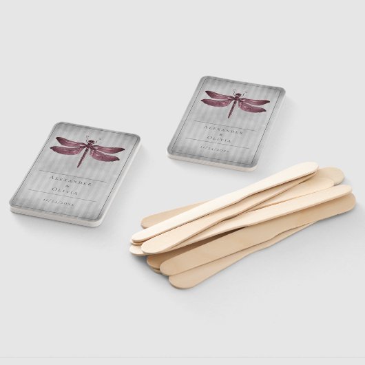 マゼンタジュエリードトンフライ結婚式の引き出物 ハンドファン (組立なし)