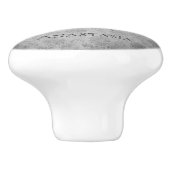 マゼンタジュエリー蝶 セラミックノブ (側面)