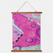 マゼンタジョイ 吊り下げ型タペストリー (正面)