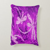マゼンタスカイの銀色のトンボ魔法 アクセントクッション (裏面(縦))