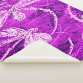 マゼンタスカイの銀色のトンボ魔法 シェルパブランケット (3/4)