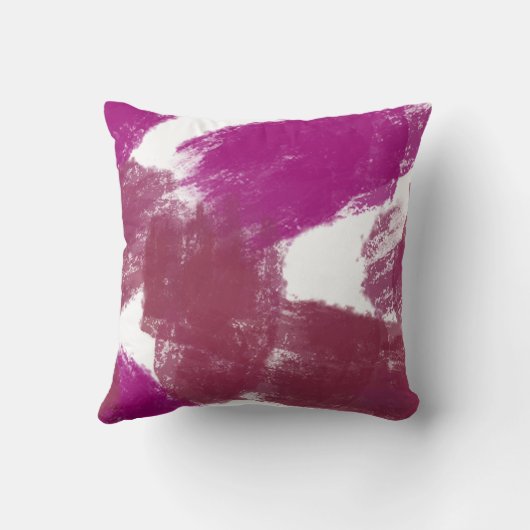 マゼンタストライプ装飾用クッション クッション (裏面)