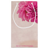 マゼンタダリア スモールペーパーバッグ (裏面)